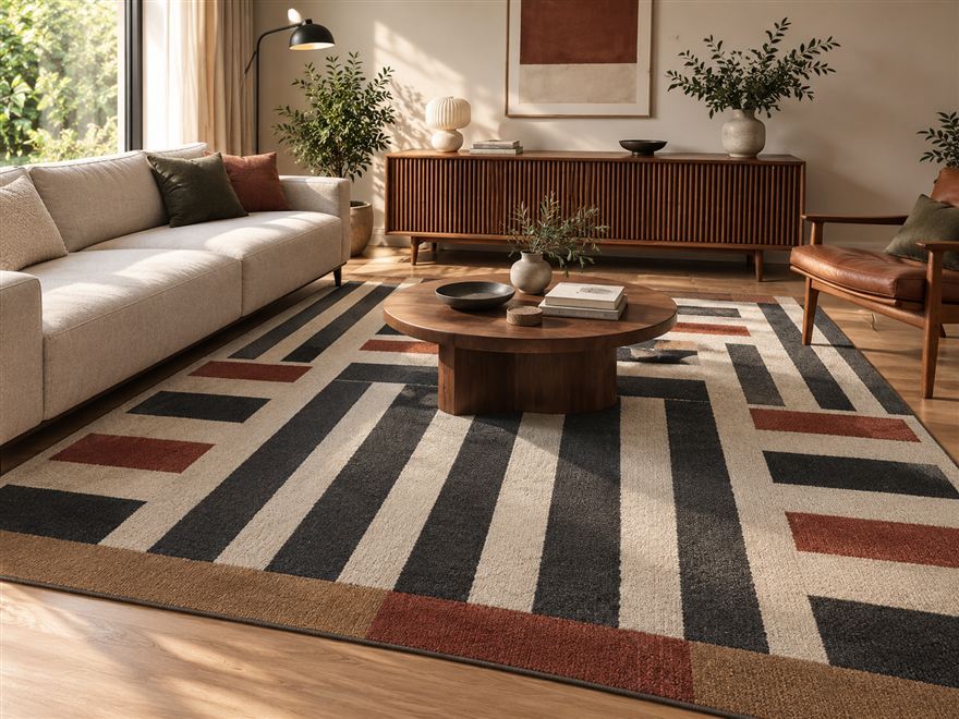 Alfombra decorativa modelo ATENAS - línea Deco